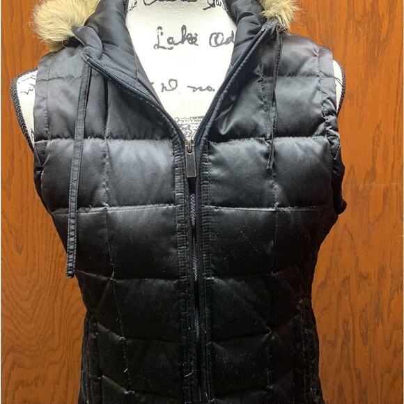 American Rag Hooded Puffer Jacket Vest - Picture 2 of 6